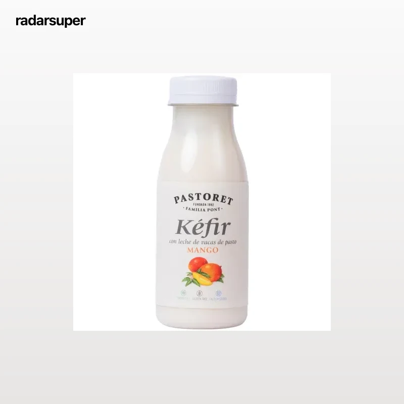 Kéfir sabor mango Pastoret sin gluten 250 g.