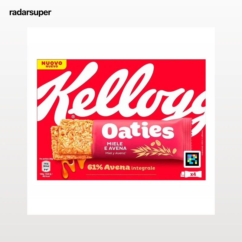 KELLOGG´S Barritas de cereales original oaties 160 g.