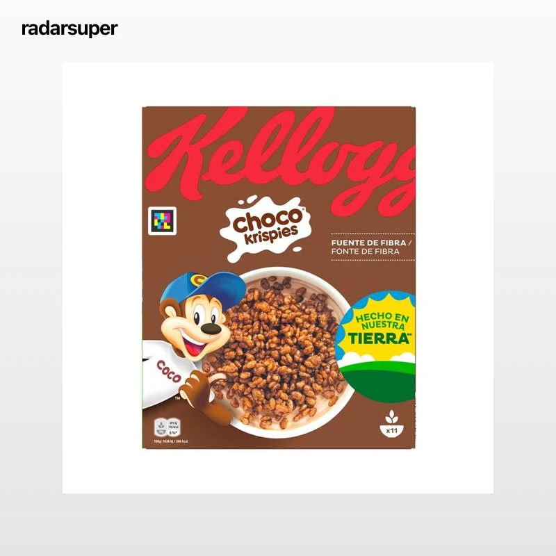 KELLOGG"S Choco Krispies Cereales con sabor a chocolate 330 g.