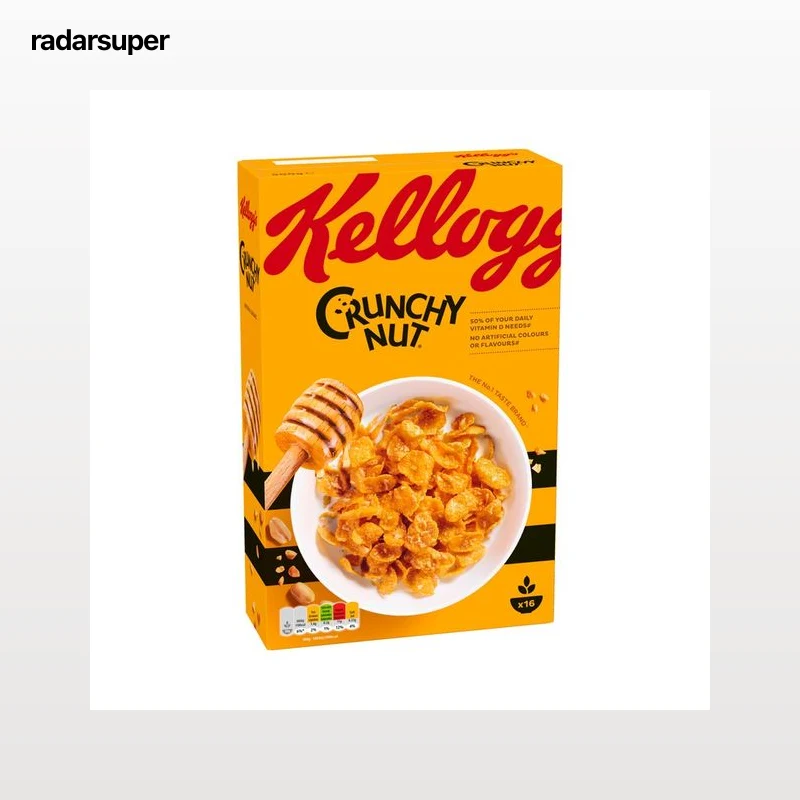KELLOGG"S CRUNCHY NUT Cereales con miel 500 g.