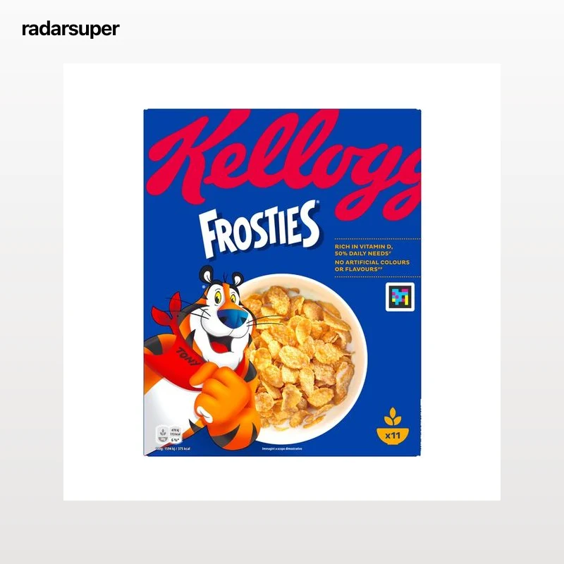 KELLOGG"S Frosties Cereales de copos de maíz tostados 330 g.