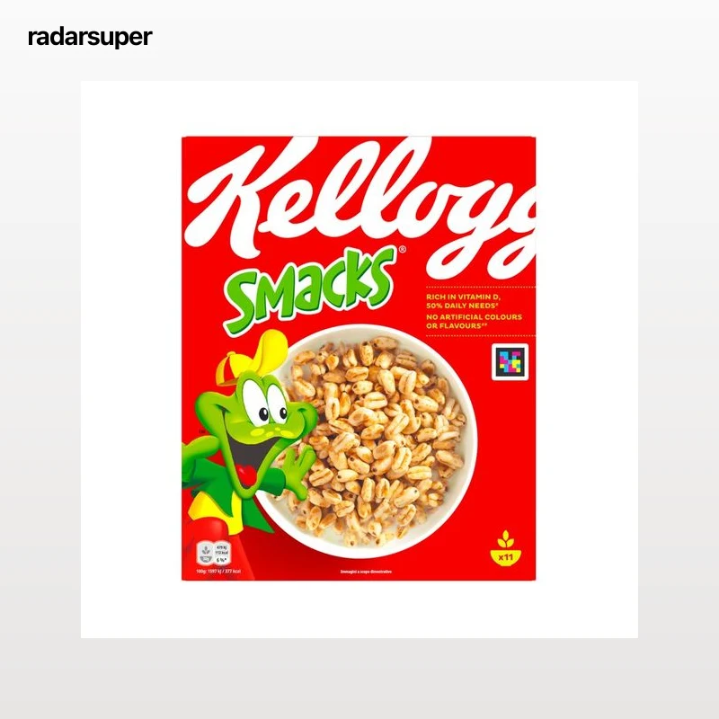 KELLOGG"S Smack Cereales de trigo enriquecidos con vit. y minerales 330 g.