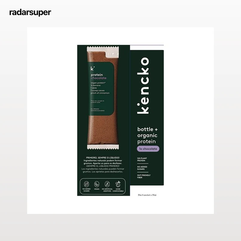 KENCKO Mezcla de proteina vegetal con cacao en polvo 36 g.