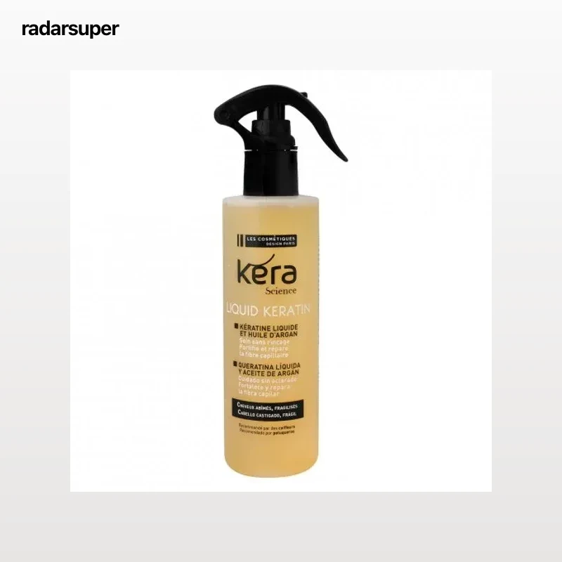 Keratina líquida con aceite de argán para cabello castigado Les Cosmétiques 200 ml.