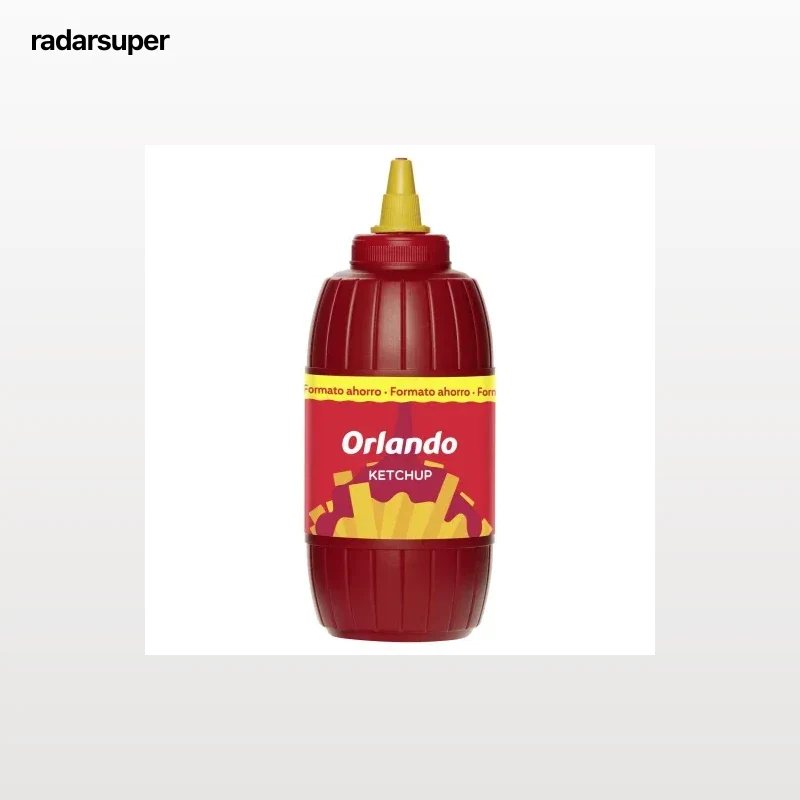 Kétchup barrilón Orlando sin gluten 600 g.