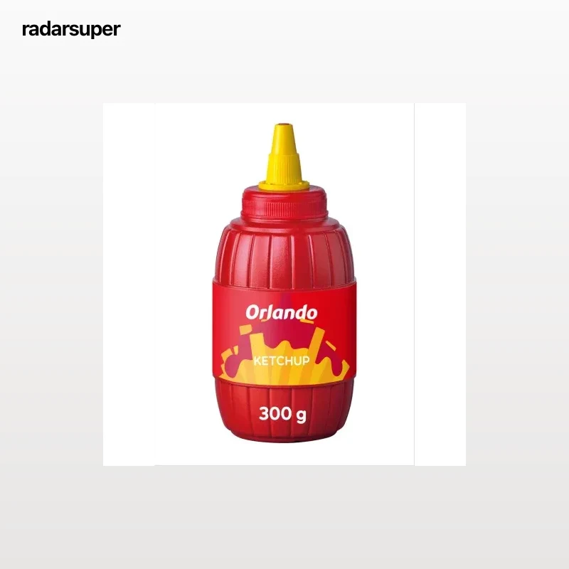 Kétchup Orlando sin gluten envase 300 g.