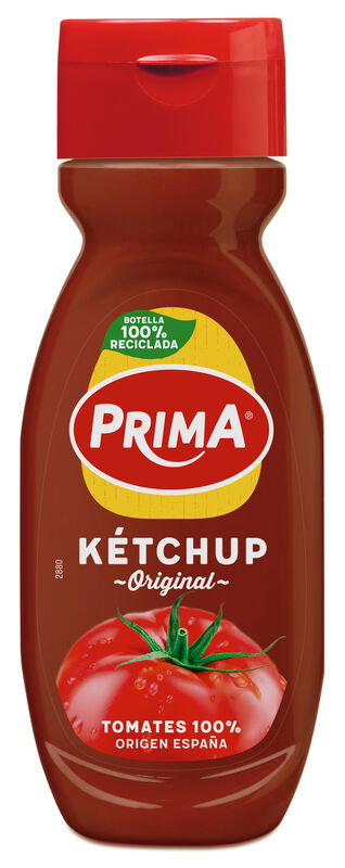 Ketchup sabor original elaborado con tomates españoles Prima 290g