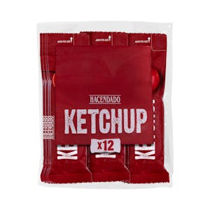 Ketchup en sobres individuales