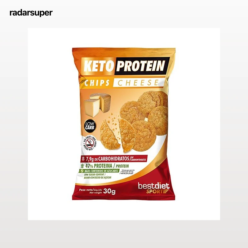 KETOPROTEIN Bestdiet Sport Chips de queso con extra de proteínas 30 g.