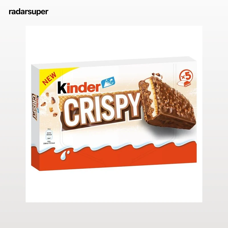 KINDER Barrita crujiente crispy 170 g.
