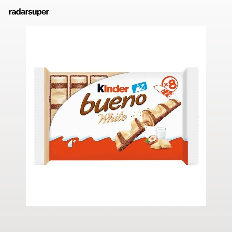 KINDER Bueno White Barrita 2x8 uds. 312 g.