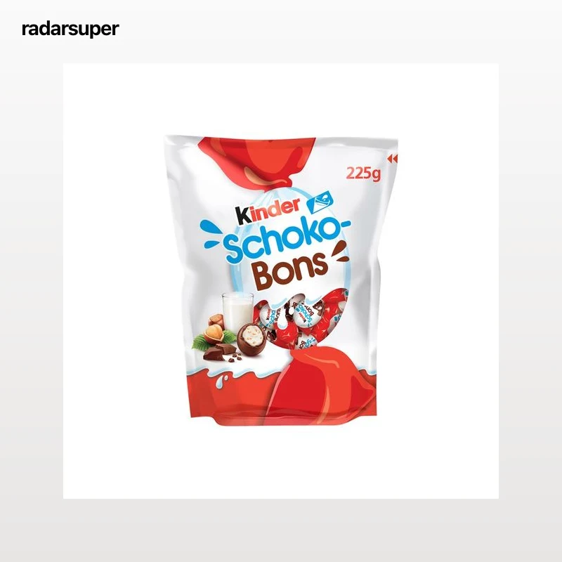 KINDER Huevos de chocolate con leche y relleno cremoso de leche avellanas 225 g.