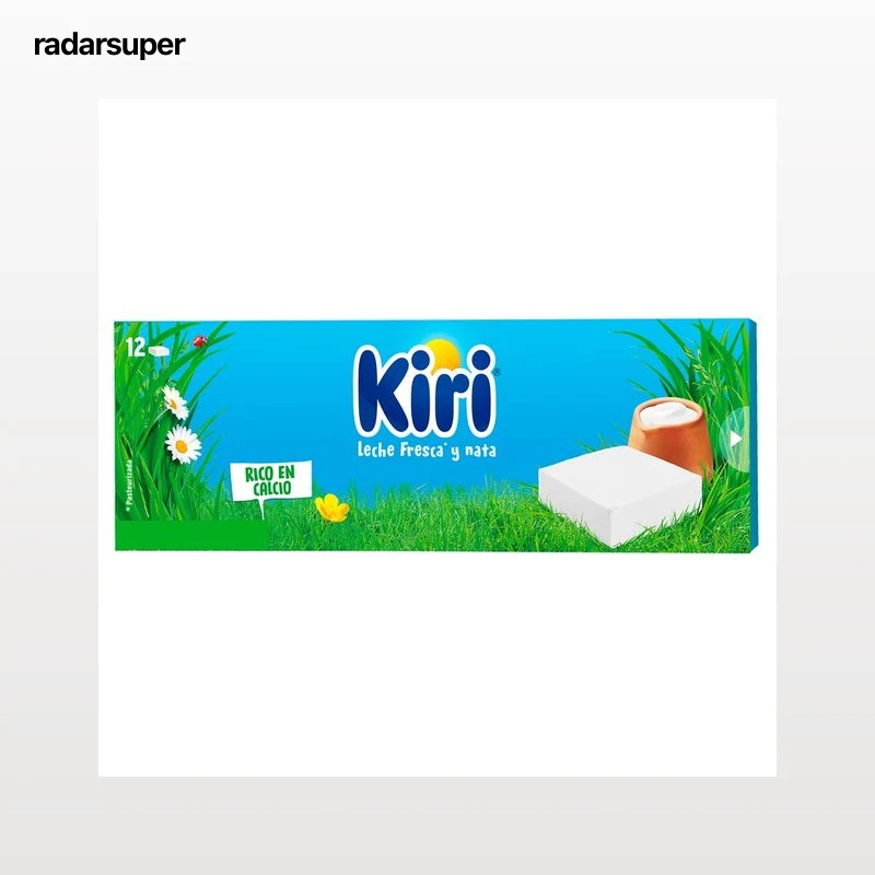 KIRI Quesos en porciones con nata 12 x 18g.