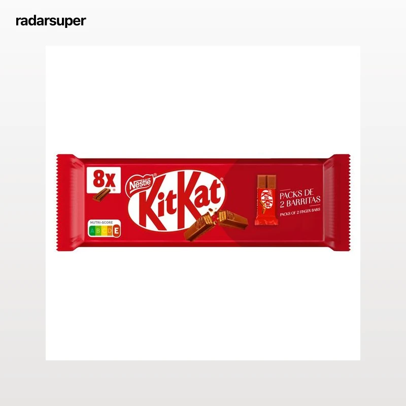 KIT KAT Barrita de chocolate con leche 8 uds 166g