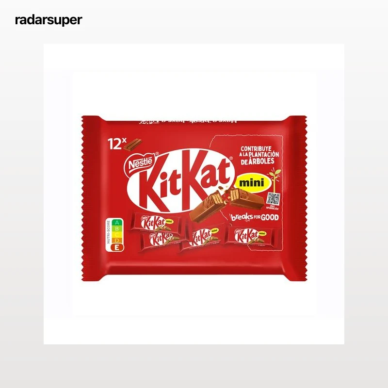 KIT KAT Mini Barrita mini de galleta cubiertas de chocolate 200 g.