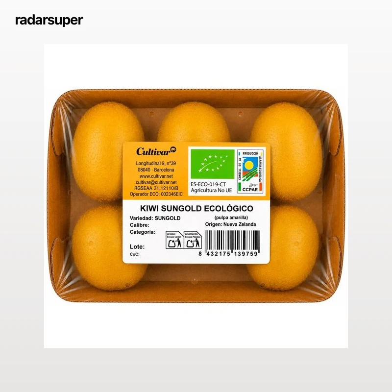 Kiwi amarillo ecológico 300 g.