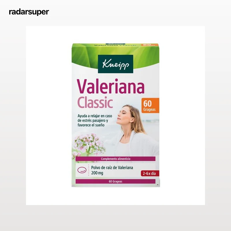 KNEIPP Classic Complemento alimenticio a base de polvo de raíz de Valeriana 60 uds.