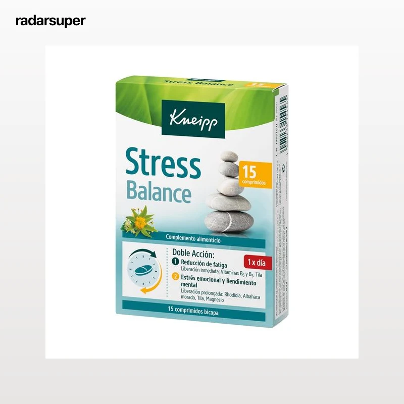 KNEIPP Stress balance Complemento alimenticio que ayuda a reducir la fatiga y el estrés emocional 15 uds.