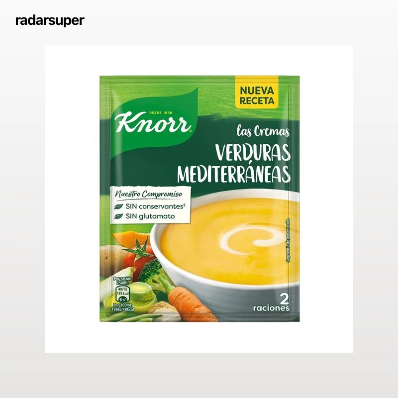 KNORR Crema de verduras mediterráneas Knorr 56 g