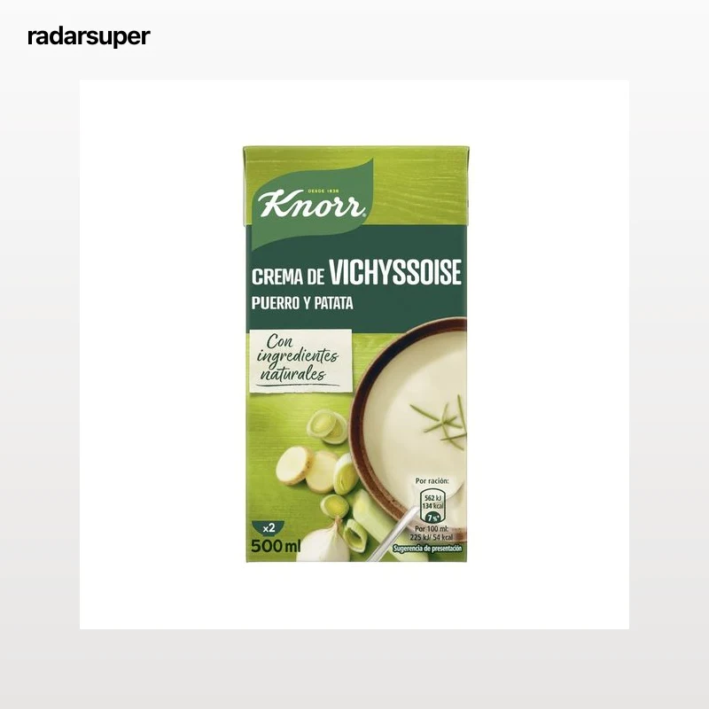 KNORR Crema de Vichyssoiese (puerro y patata) 500 ml.