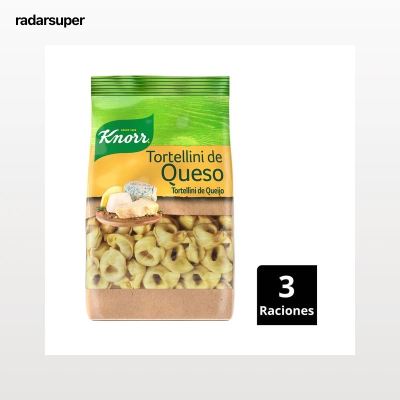 KNORR Pasta Tortellini rellenos queso KNORR 250 g.