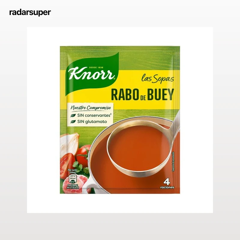 KNORR Sopa especial de rabo de buey sobre de 79,5 g.