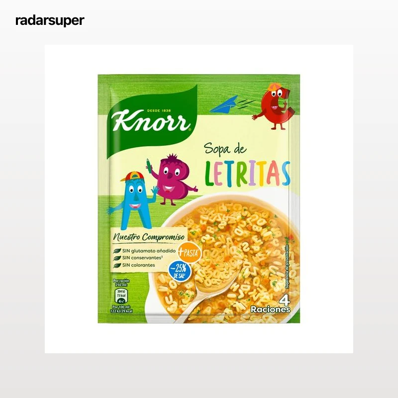 KNORR Sopa de letritas 82 g.