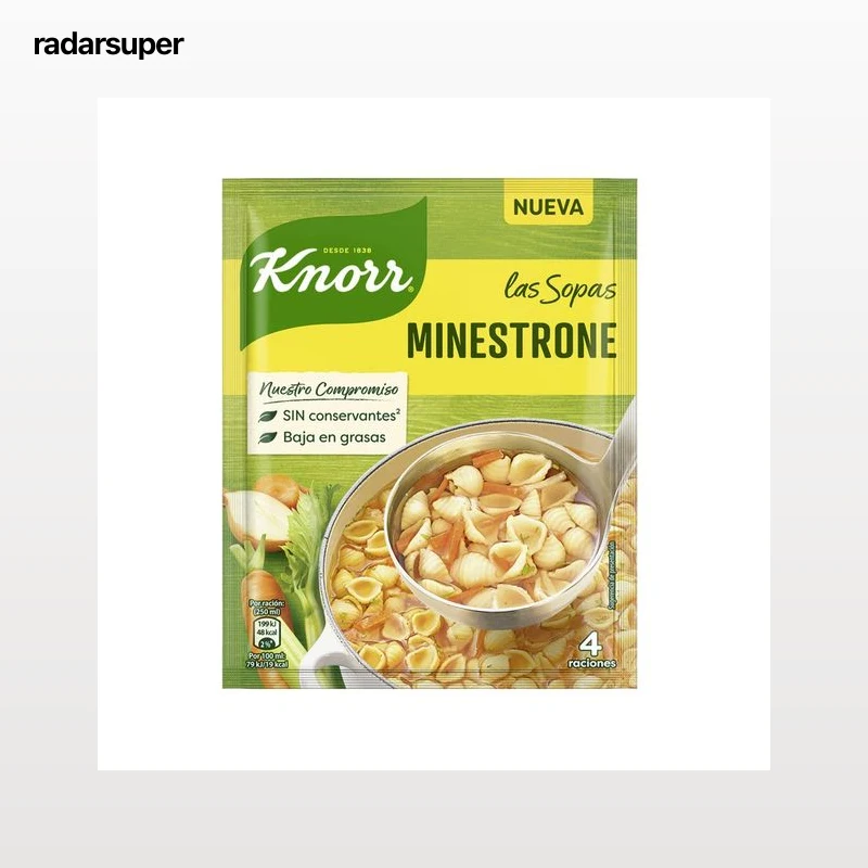 KNORR Sopa Minestrone sobre de 59 g.