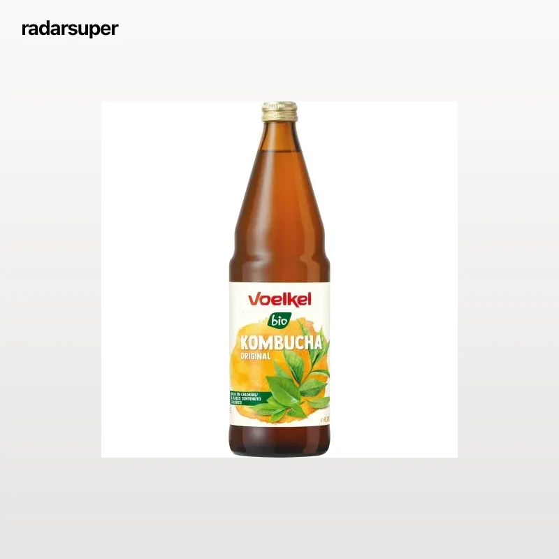 Kombucha original ecológica Voelkel botella 75 cl.