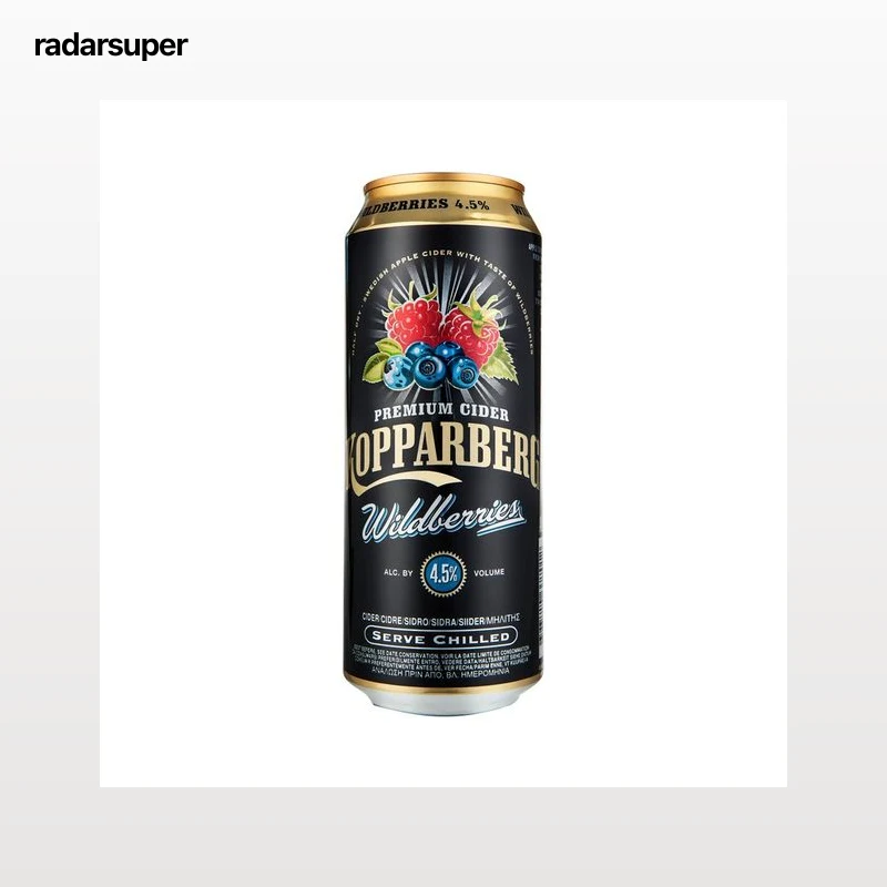 KOPPARBERG Sidra premium con zumo de frutas del bosque lata 50 cl.