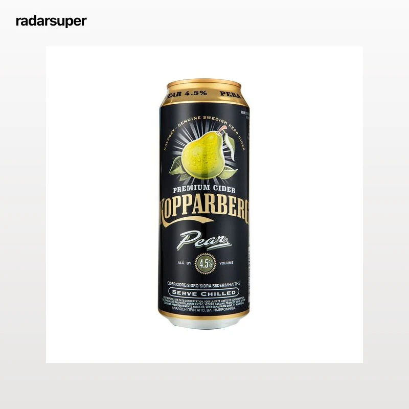 KOPPARBERG Sidra sueca con un toque de pera lata 50 cl.