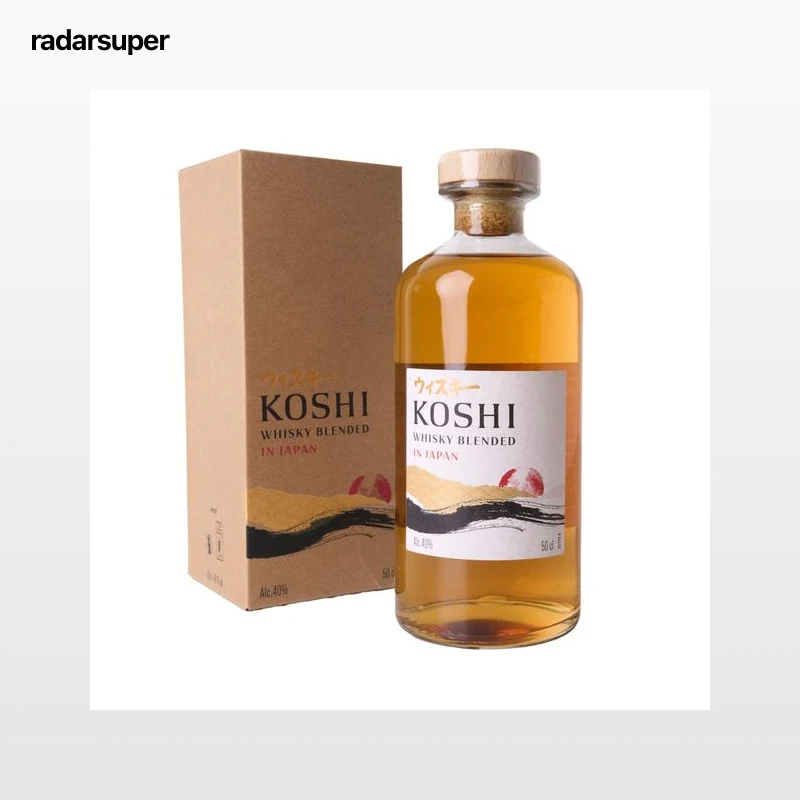 KOSHI Whisky blended (mezclado) en Japón botella 50 cl.