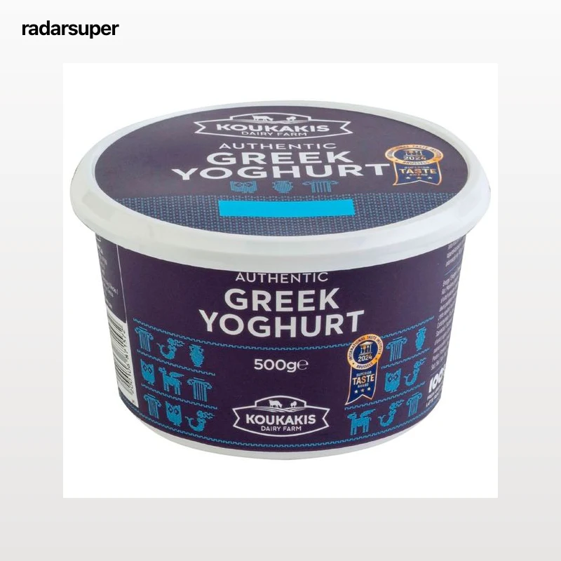 KOUKAKIS Yogur griego natural con 10% materia grasa 500 g.