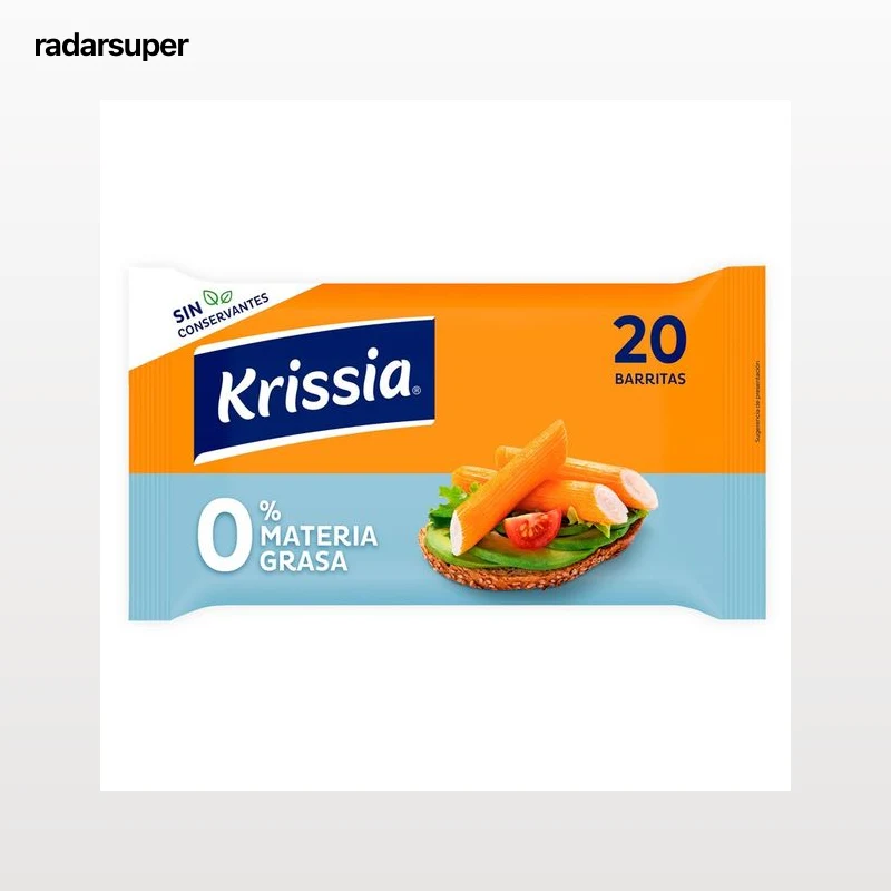 KRISSIA Barrita surimi 0% mg 20 ud 300 g.