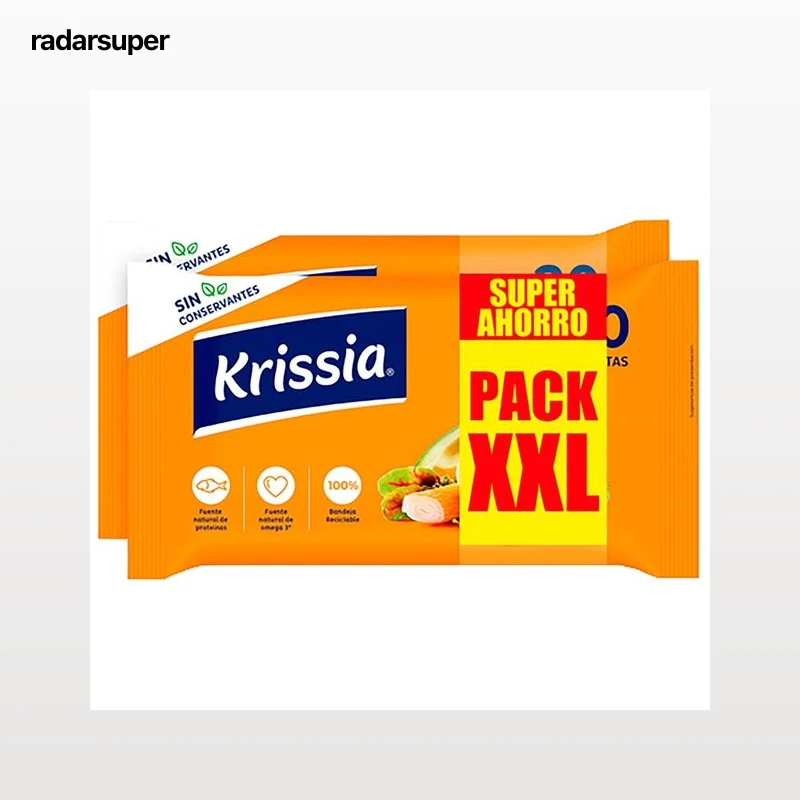 KRISSIA Barritas de surimi 2 x 300 g.