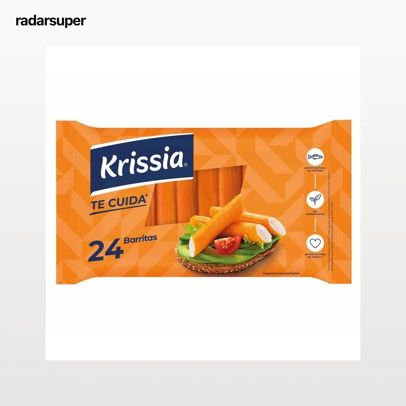 KRISSIA Barritas de Surimi 24 unidades KRISSIA 360 Gramos