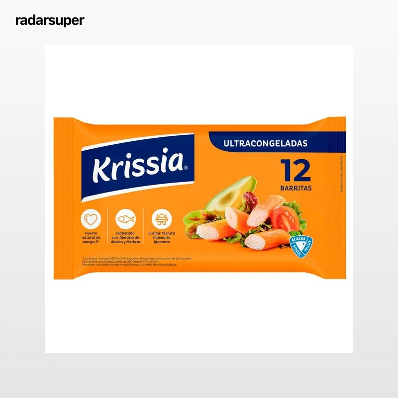 KRISSIA Barritas de surimi ultracongelado 200 g.