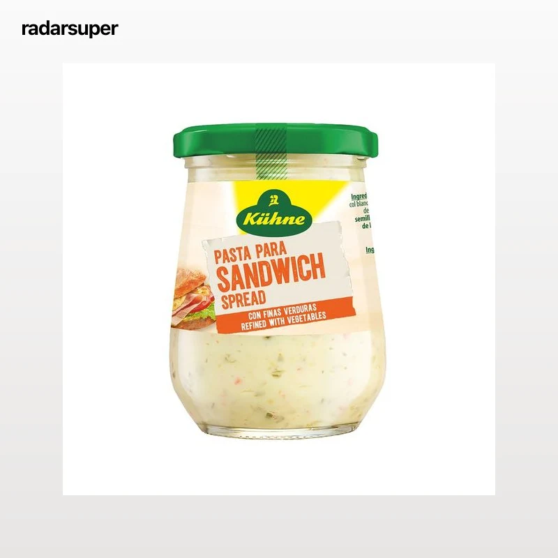 KÜHNE Salsa para sándwich frasco de 250 ml.