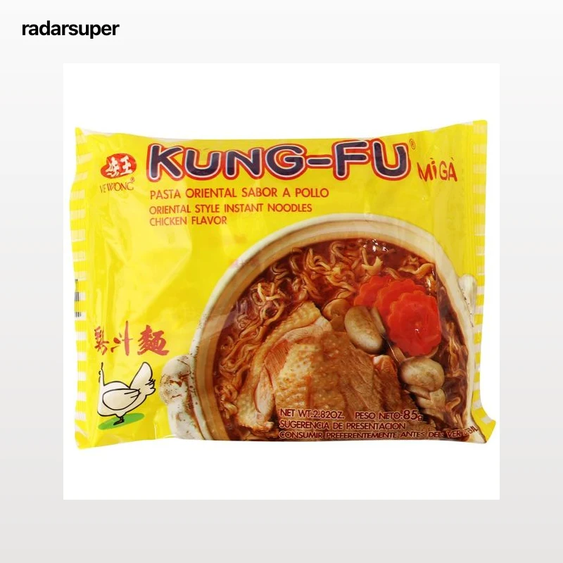 KUNG-FU Pasta oriental con sabor a pollo 80 g.