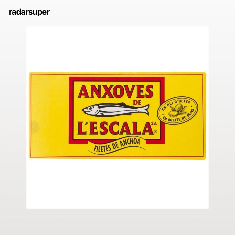 L"ESCALA Filetes de anchoa en aceite de oliva L"ESCALA 50 g.