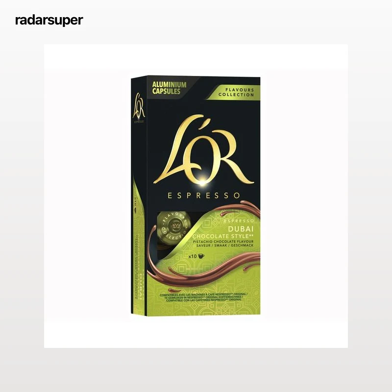 L'OR Café en cápsulas de chocolate Dubai 10 uds. 52 g.