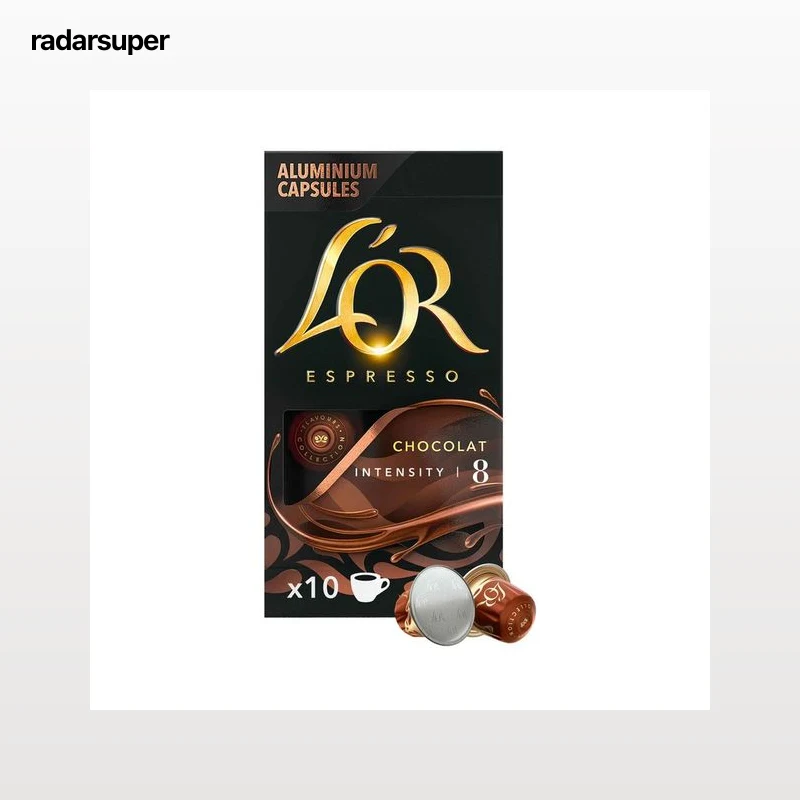 L"OR Café en cápsulas sabor chocolate 10 uds.