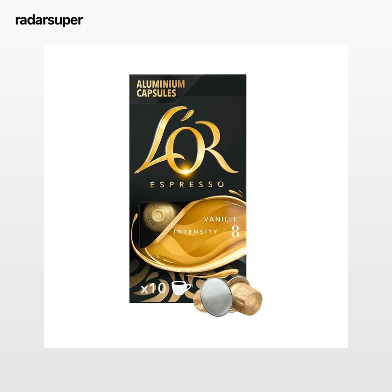 L"OR Café en cápsulas sabor vainilla 10 uds. 52 g.