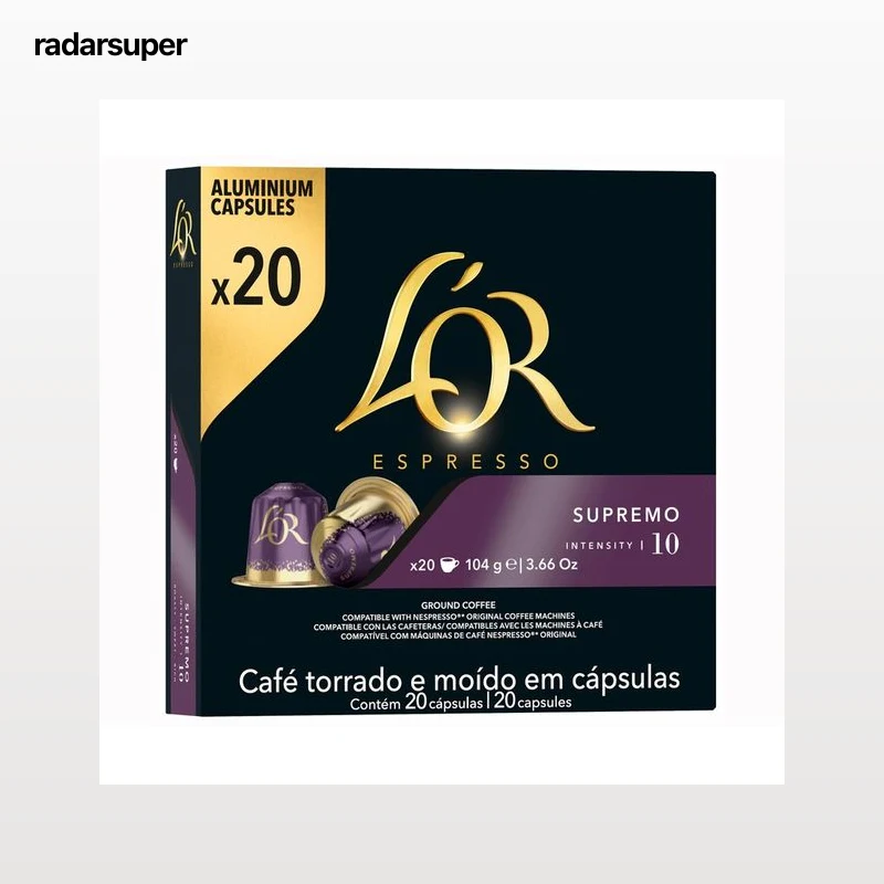 L'OR Café en cápsulas sontuoso 20 uds. 104 g.