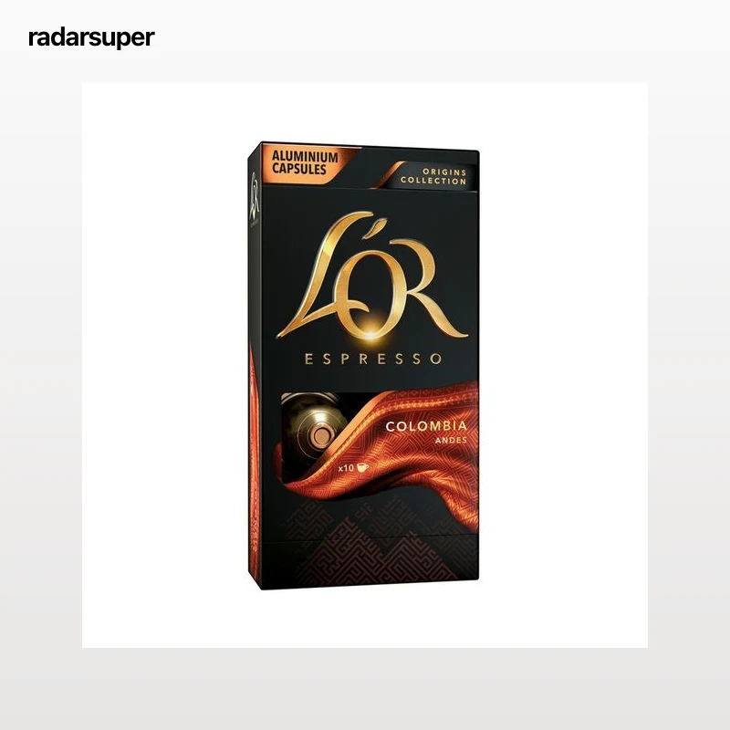 L"OR ESPRESSO Café en cápsulas Colombia I10,  10 uds.