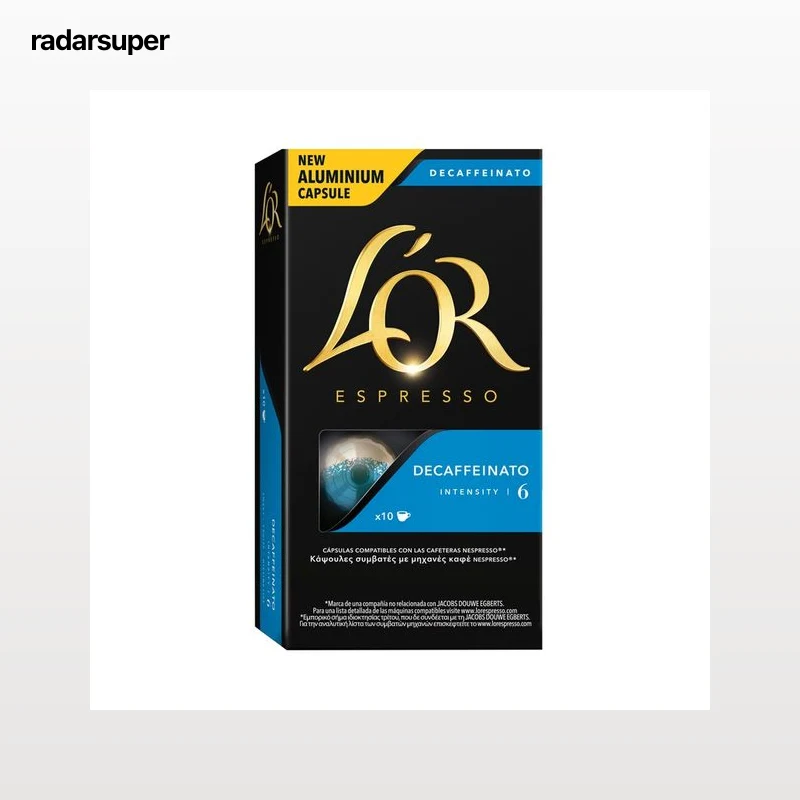 L"OR ESPRESSO Café en cápsulas Descafeinado I6, 10 uds.