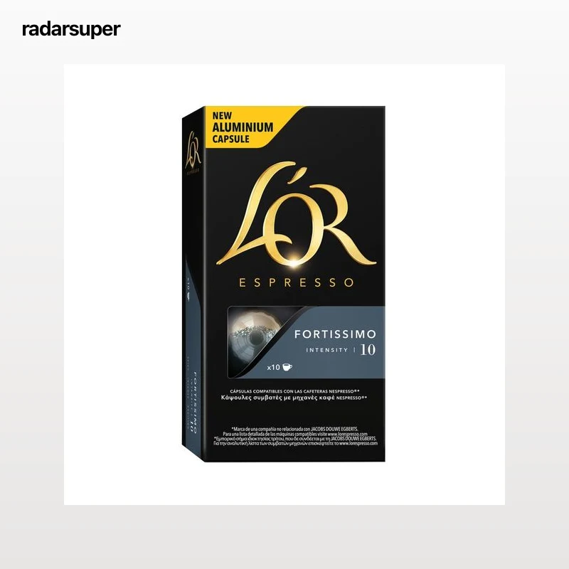 L"OR ESPRESSO Café en cápsulas Fortíssimo I10, 10 uds.