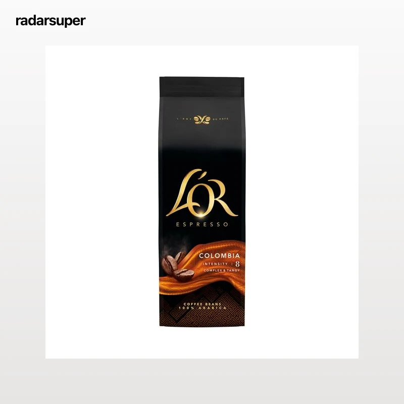 L´OR ESPRESSO Café en grano espresso Colombia I8,  500 g.