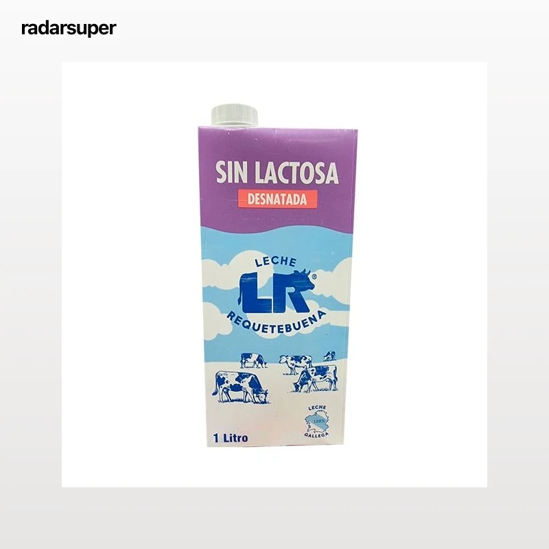 L.R. Leche desnatada de vaca, sin lactosa 1l.