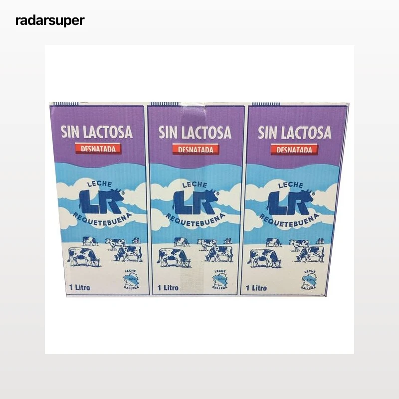L.R. Leche desnatada de vaca, sin lactosa 6 x 1l.